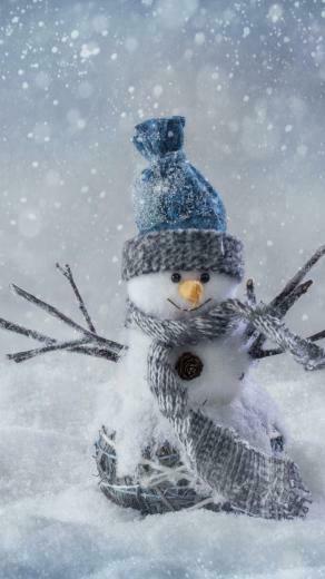 Christmas Snowman Craft Lock Screen Galaxy Note Wallpaper