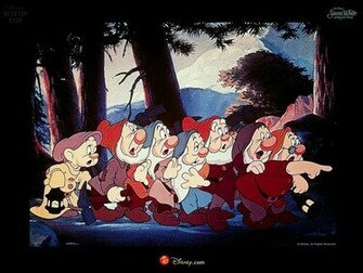 The Seven Dwarfs Wallpaper Snow White And