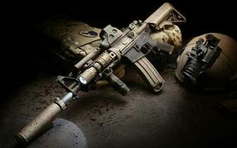 Assault Rifle Desktop Wallpaper HD