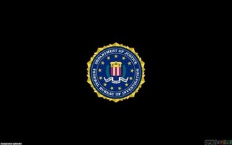 Fbi Logo Black Wallpaper Open Walls