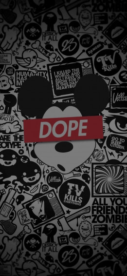 Dope Mickey Mouse iPhone Wallpaper