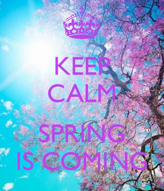 Keep Calm Spring Is Coming And Carry On Image Generator