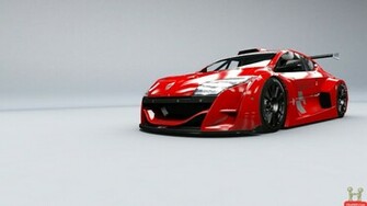 Awesome Red Racing Car Beautiful HD Wallpaper1 Jpg