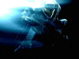 Normal Master Chief Blue Sliding Wallpaper