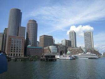Pin Boston Harbor At Dusk Desktop Wallpaper Background