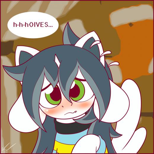 Lily S Nightmare Night Costume Temmie By Symbianl