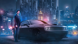 Keanu Reeves John Wick Movies HD 4k Dodge Challenger