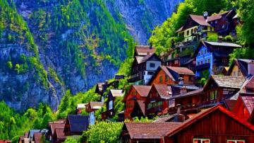Nature Mountain Village Landmark Europe Town Sky