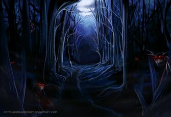 Scary Forest Wallpaper