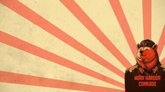 Work Harder Comrade Wallpaper