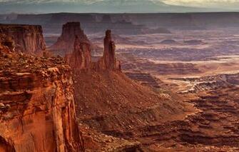 Wallpaper Stones Rocks Valley Canyon Panorama Usa Mesa Arch