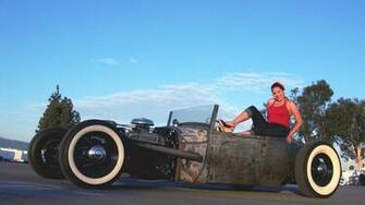 Women Cars Pinups Rat Rod HD Wallpaper Girls