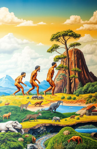 Human Evolution Wallpaper