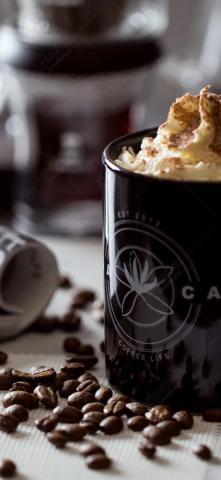 A Cup Of Coffee Mobile Phone Wallpaper Image On