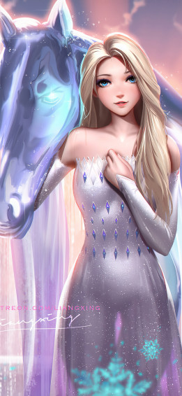 Elsa Frozen 4k iPhone Xs Max HD Wallpaper Image
