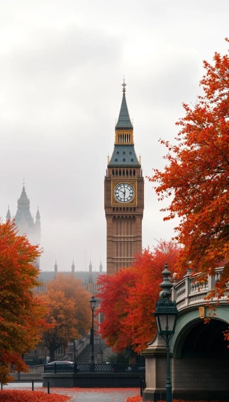 London Fall Wallpaper