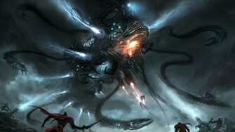 Science Fiction Background Fantasy Wallpaper Image