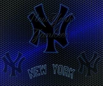 New York Yankees Logo Grid Wallpaper