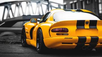 Wallpaper 4k Dodge Viper Rear