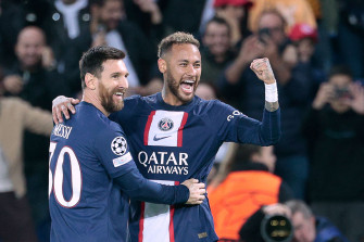 Champions League Lionel Messi And Kylian Mbapp Score Twice As