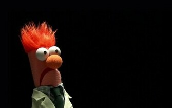 Beaker The Wallpaper Muppet Show Black
