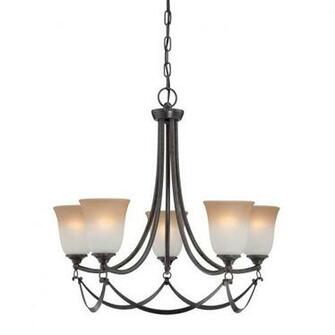 Allen Roth Lws0333c Light Drape Imperial Bronze Chandelier Lowe