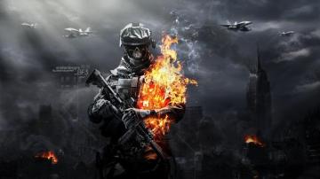 Wallpaper Video Games Fire Skull Explosion Battlefield