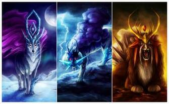 The Three Legendary Dogs Image Suicune Raikou Entei Wallpaper