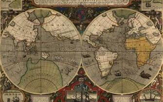 Wallpaper Map Old Maps World Leprosy HD Desktop
