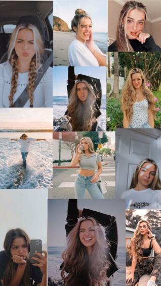 Addison Rae Em Papel De Parede Wallpaper Poses Fotos