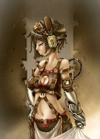 Pin Art Steampunk Girl Wings Gear Hat Wallpaper