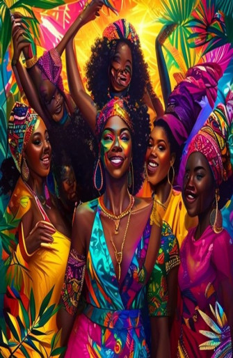 Beautiful Black Women Wallpaper