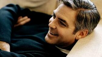 George Clooney Smile Image Widescreen Wallpaper
