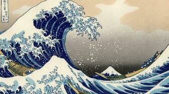 Waves The Great Wave Off Kanagawa Katsushika Hokusai HD Wallpaper Of
