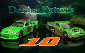 Danica Patrick Nns And Cup Go Daddy Cars Wallpaper