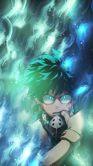 I Made A Deku Wallpaper For Mobile R Bokunoheroacademia