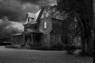 Haunted House Background By Mysticmorning