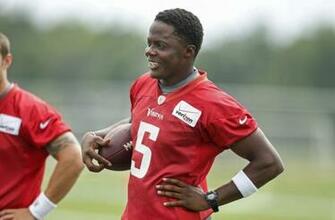 Mankato Mn Usa Minnesota Vikings Quarterback Teddy Bridgewater