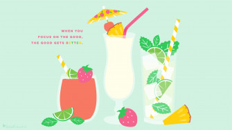 July Summer Drinks Calendar Wallpaper Sarah Hearts
