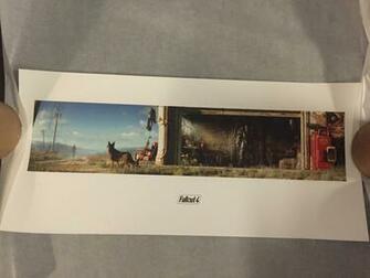 Fallout Garage Lithograph Open Edition Size 100lb Paper