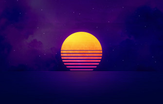 Wallpaper Sunset The Sun Night Music Star Style Background