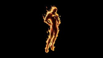 Human Torch HD Wallpaper Background