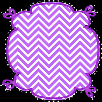 Cute Purple Chevron Background