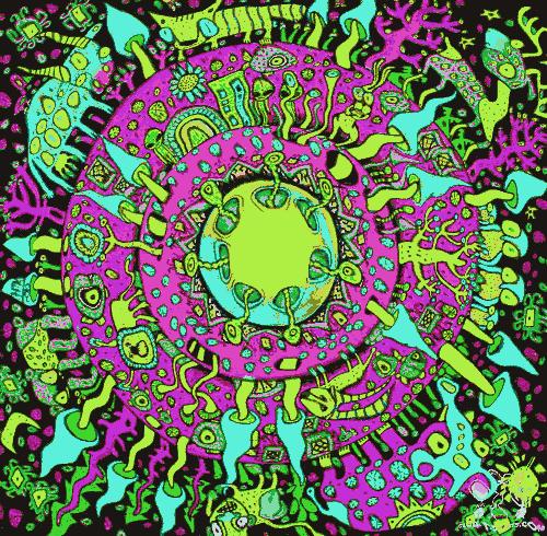 Tarot Potions And Psychedelic Magick Spells Acid Aliens Rainbow