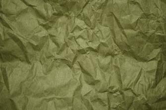 Crumpled Olive Green Paper Texture Picture