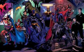 Batman Bat Family Wallpaper Image