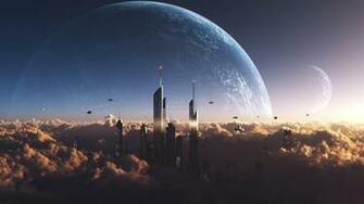 Sci Fi City Wallpaper