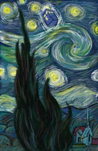 Starry Night Tardis Wallpaper By Msgabc
