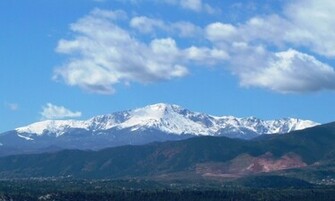 Pikes Peak From The Ackerman Overlook On I
