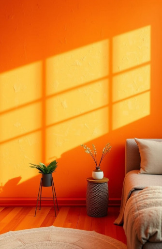 Solid Orange Wallpaper